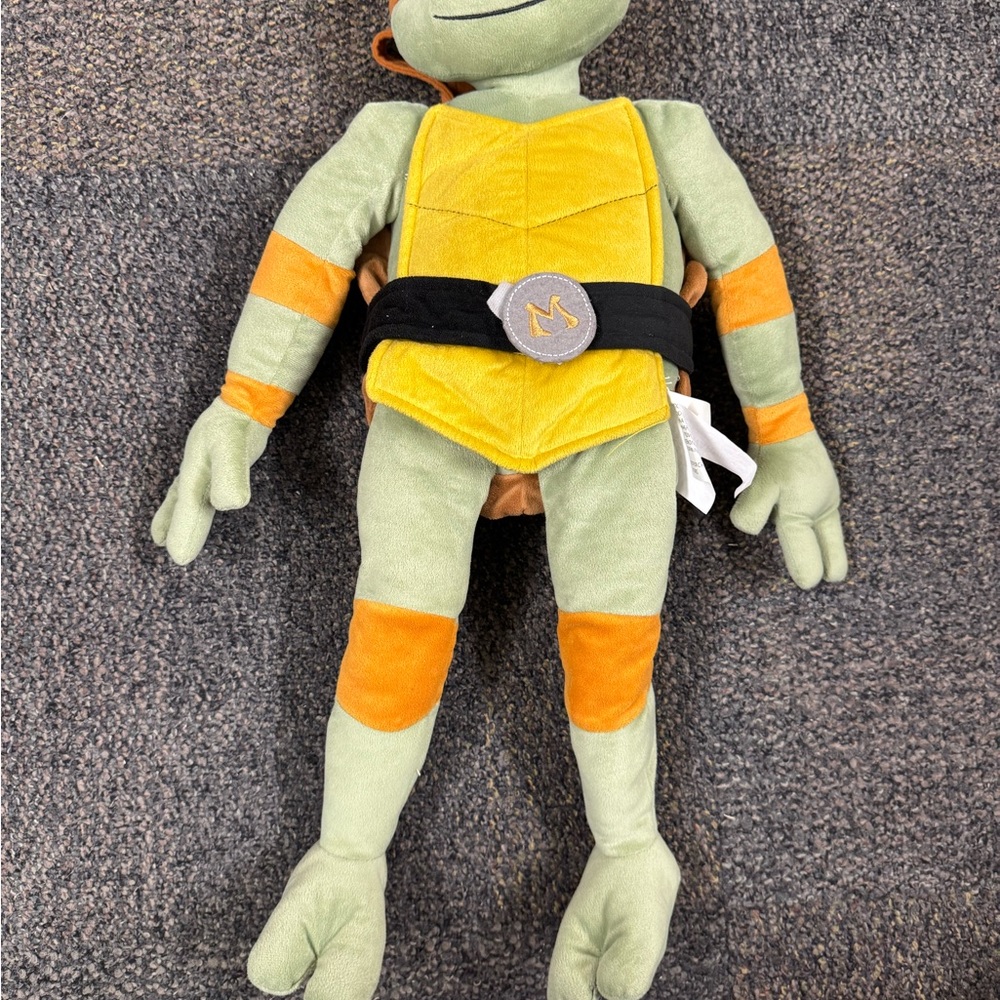 Nickelodeon 26” Teenage Mutant Ninja Turtles Michelangelo plush pillow buddy - Picture 3 of 6